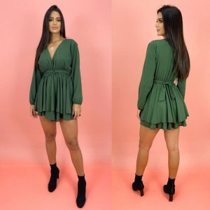 Macaquinho Raiany - Verde Militar - Image 2