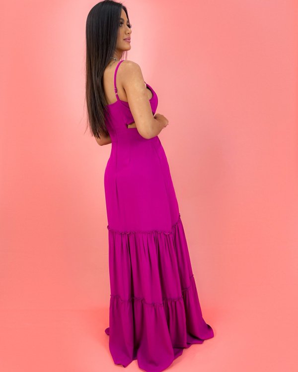 Vestido Laise - Fúcsia - Imagem 2