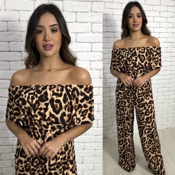 Macacão Luíza - Animal Print