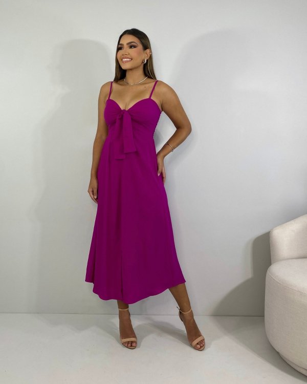 Vestido Karita - Fúcsia - Imagem 2