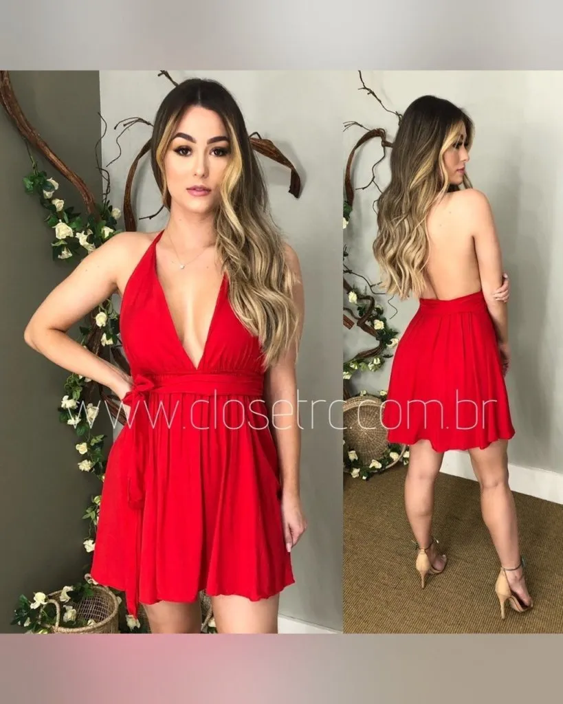 Vestido Bruna - Vermelho