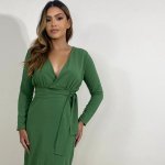 Vestido Deby - Verde Militar