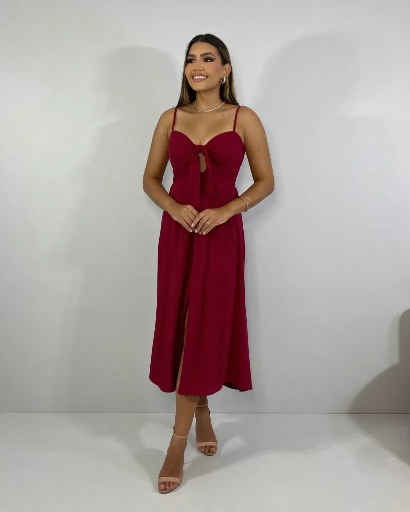 Vestido Karita - Marsala