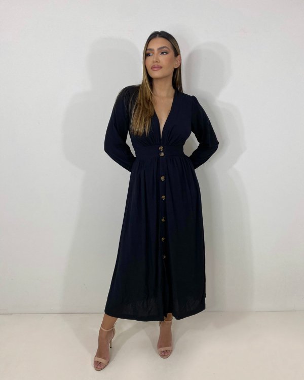 Vestido Clara - Preto