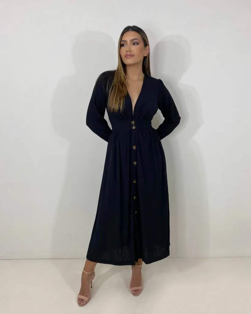 Vestido Clara - Preto