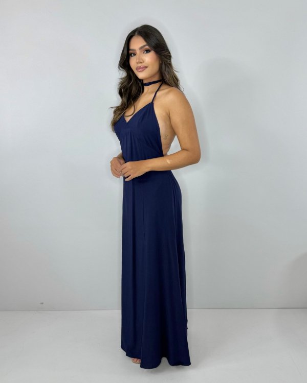 Vestido Victória - Azul Marinho - Imagem 6