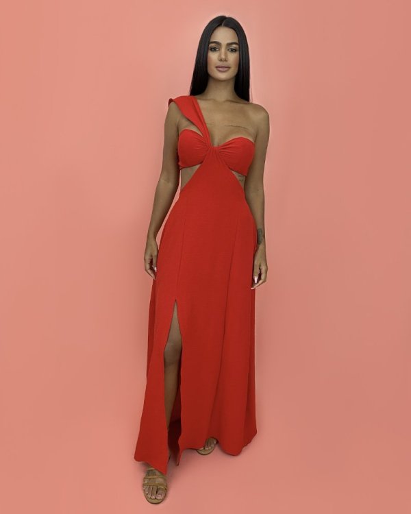 Vestido Antonela - Vermelho - Imagem 2