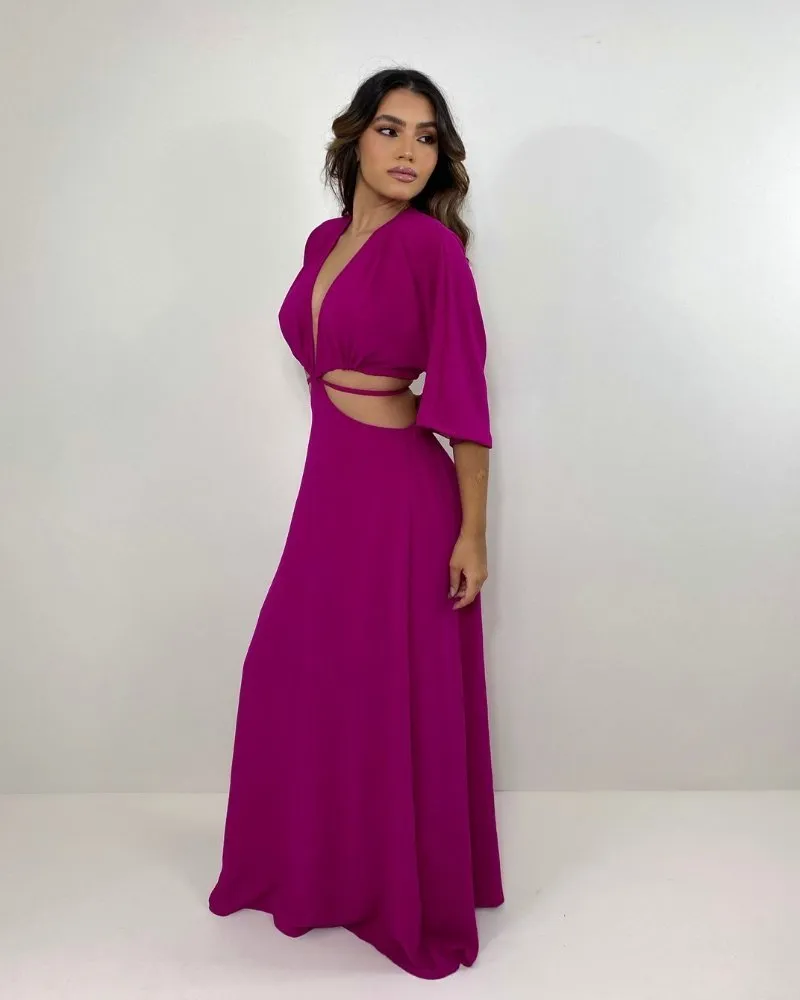 Vestido Cibele - Fúcsia