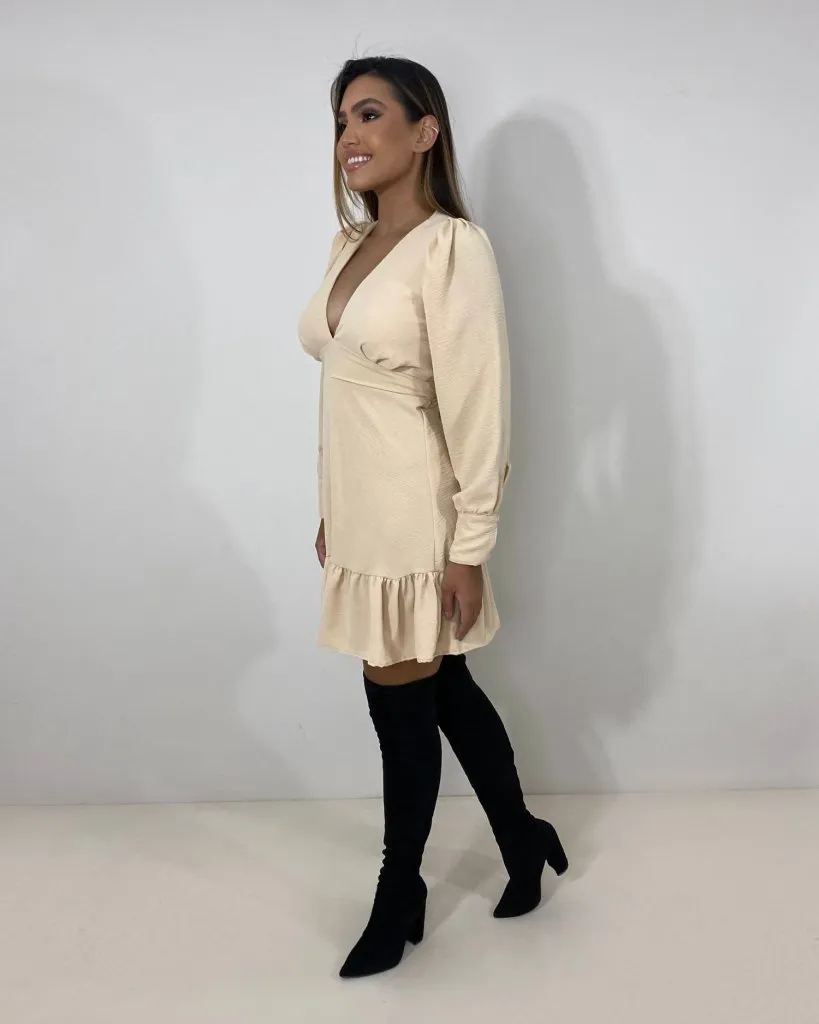 Vestido Vania - Nude, foto 4