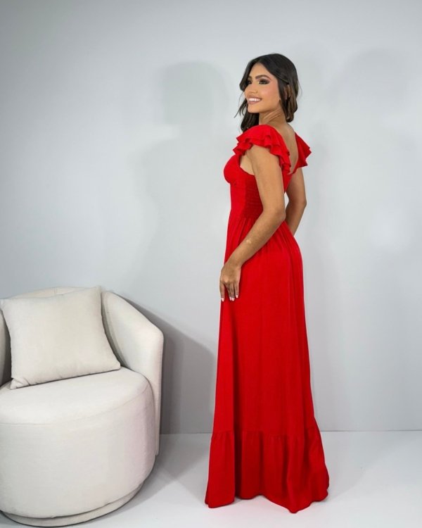 Vestido Isla - Vermelho - Imagem 8