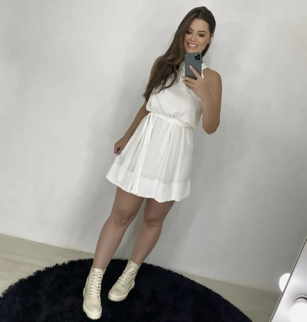 Vestido Daiane - Offwhite