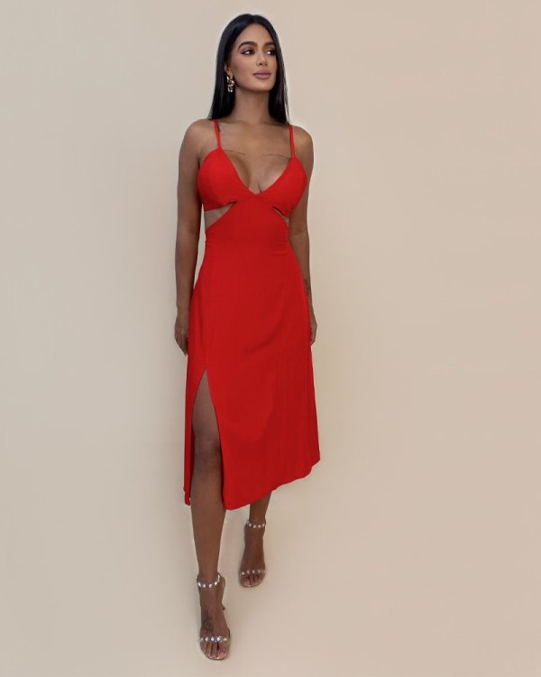 Vestido Kelly - Vermelho - Imagem 2