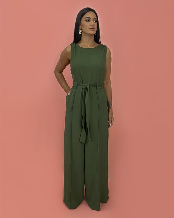 Macacão Celina - Verde Militar - Imagem 4