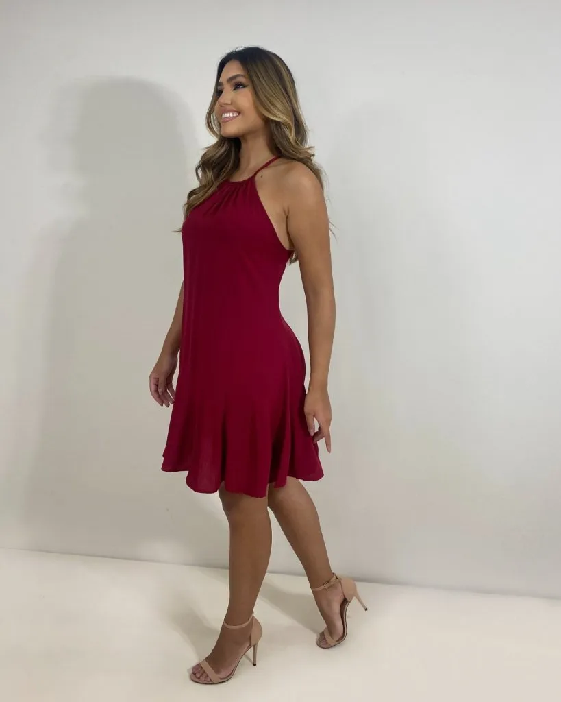 Vestido Regina - Marsala