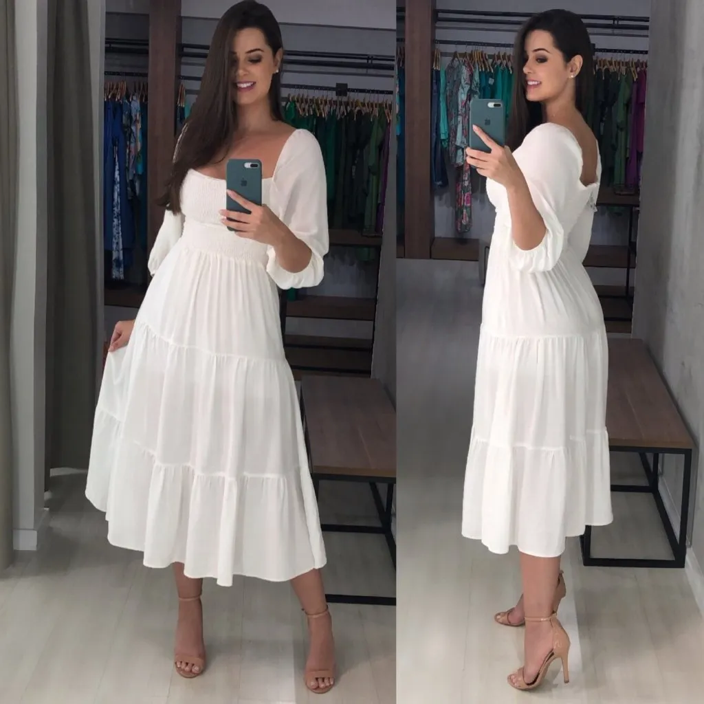 Vestido Juliana - Offwhite