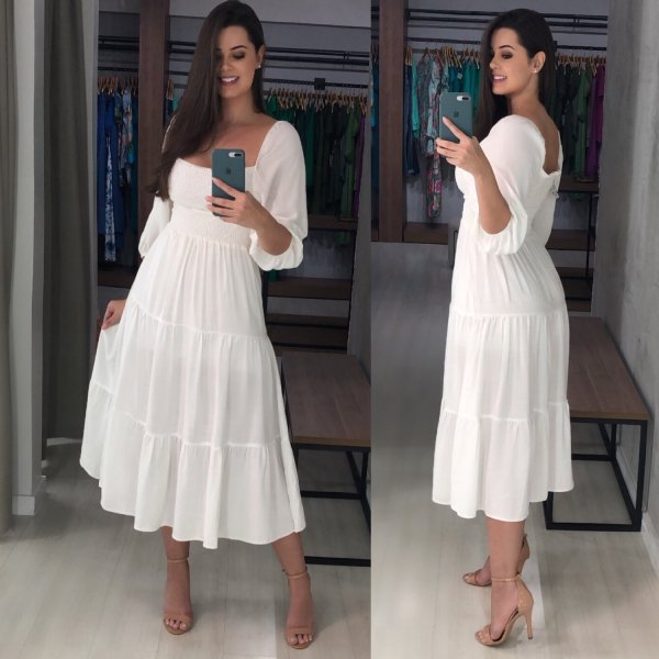 Vestido Juliana - Offwhite - Imagem 2