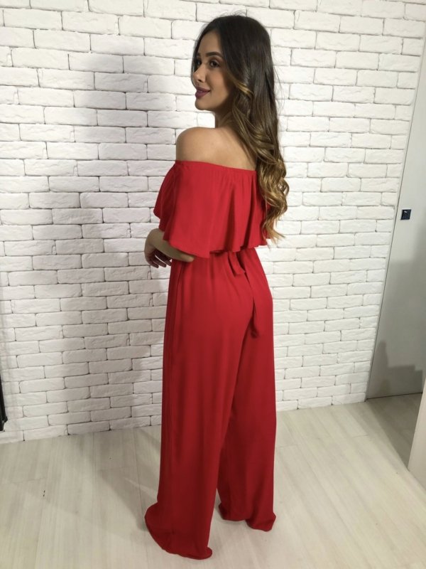 Macacão Luíza - Vermelho - Imagem 2