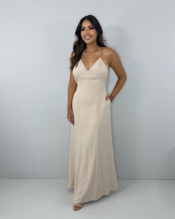 Vestido Victória - Nude