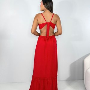 Vestido Launa - Vermelho - Image 4