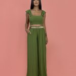 Conjunto Pantalona Samira - Folhagem