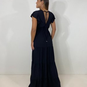 Vestido Laís Longo - Preto - Image 4