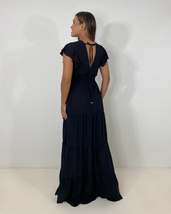 Vestido Laís Longo - Preto - Imagem 4