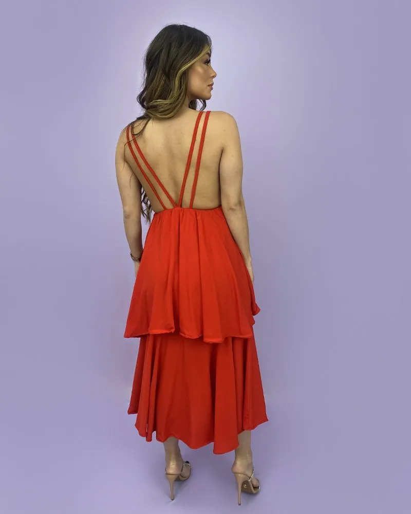 Vestido Hellen - Vermelho