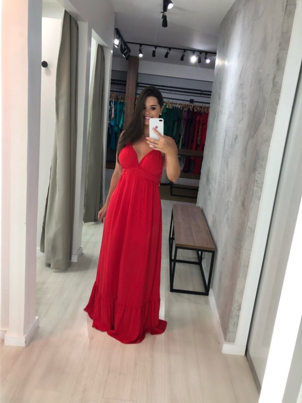 Vestido Márcia - Vermelho