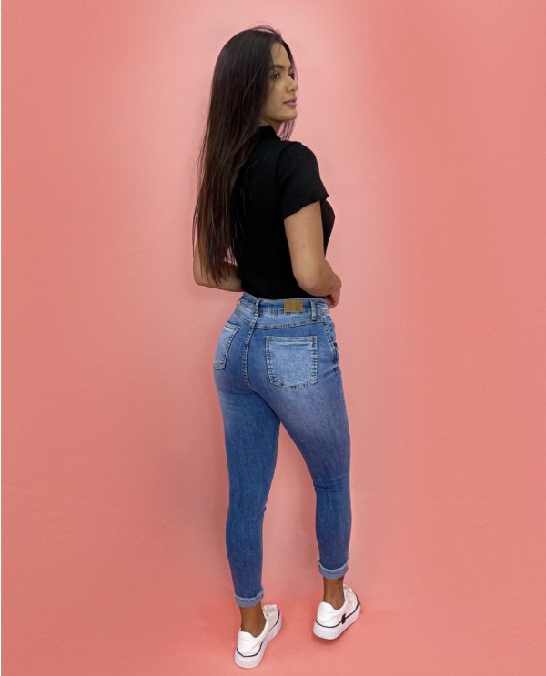 Calça Jeans Cigarrete Jade - Imagem 2
