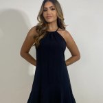 Vestido Regina - Preto