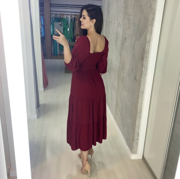 Vestido Juliana - Marsala - Imagem 3