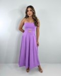 Vestido Maria Flor – Lilás