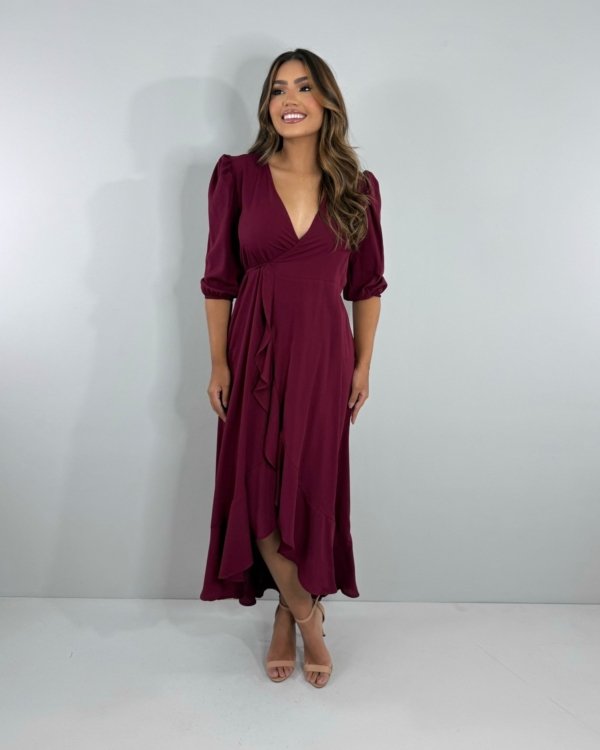 Vestido Berenice - Marsala - Imagem 4