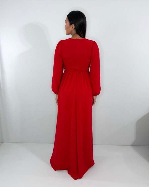 Vestido Magda - Vermelho - Imagem 5