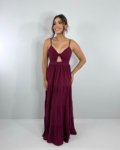 Vestido Cátia - Marsala