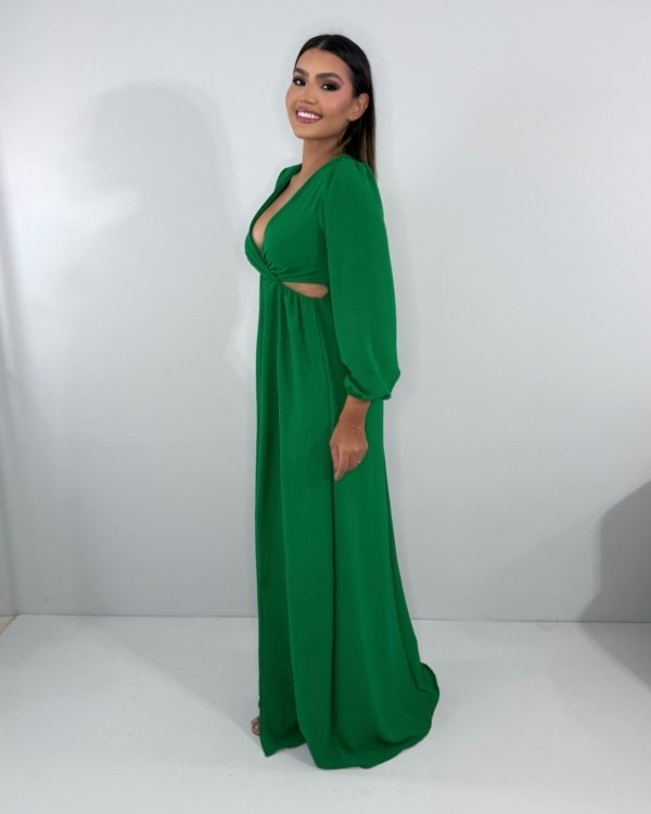 Vestido Magda - Verde Bandeira - Imagem 5