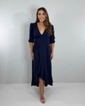 Vestido Berenice - Azul Marinho
