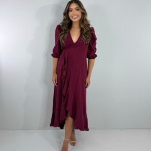 Vestido Berenice - Marsala - Image 2