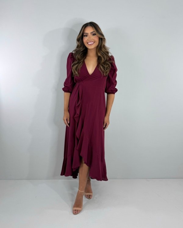 Vestido Berenice - Marsala - Imagem 2