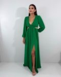 Vestido Magda – Verde Bandeira