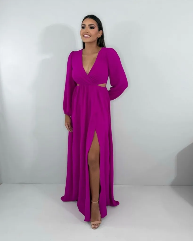 Vestido Magda - Fúcsia