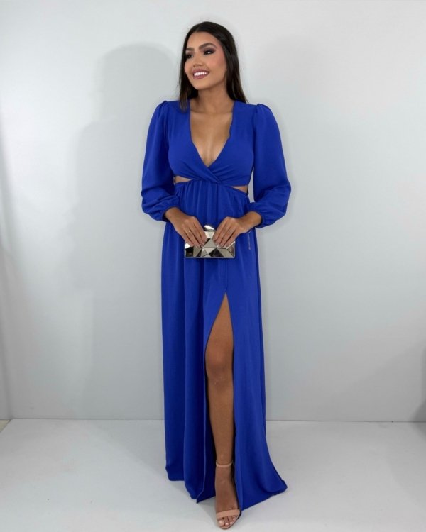 Vestido Magda - Azul Royal - Imagem 2