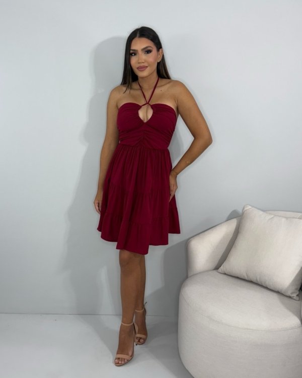 Vestido Sakura - Marsala - Imagem 2