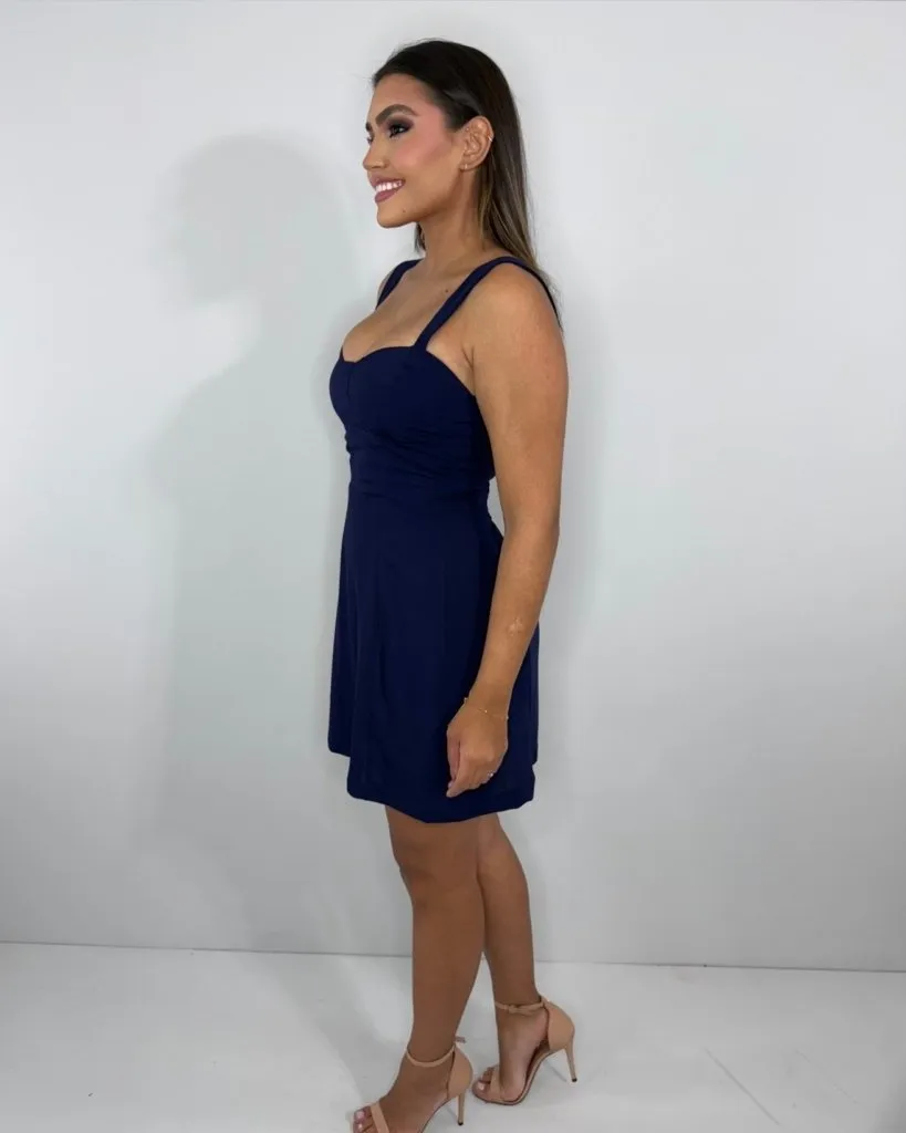 Vestido Malu - Azul Marinho, foto 2