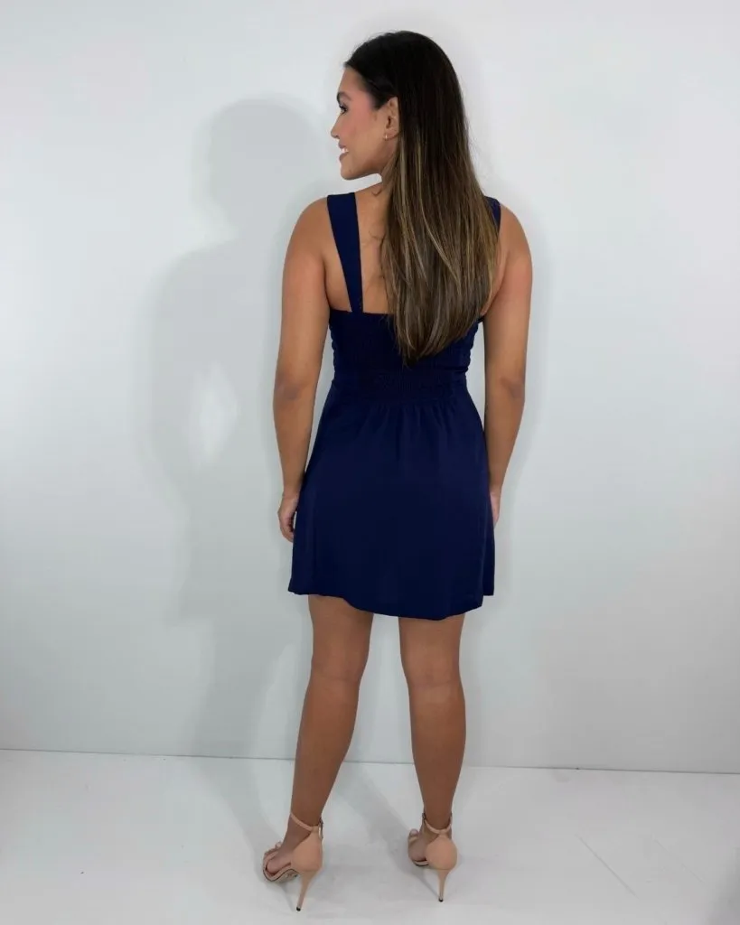 Vestido Malu - Azul Marinho, foto 3