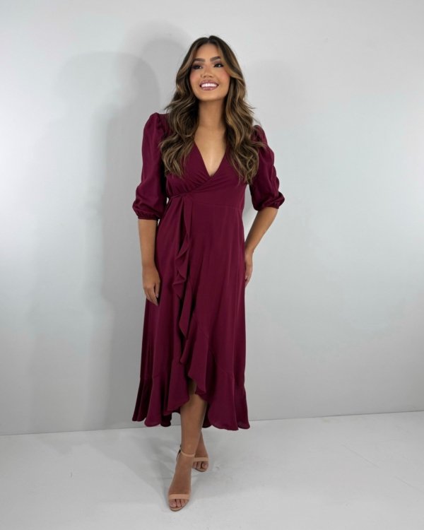 Vestido Berenice - Marsala - Imagem 3