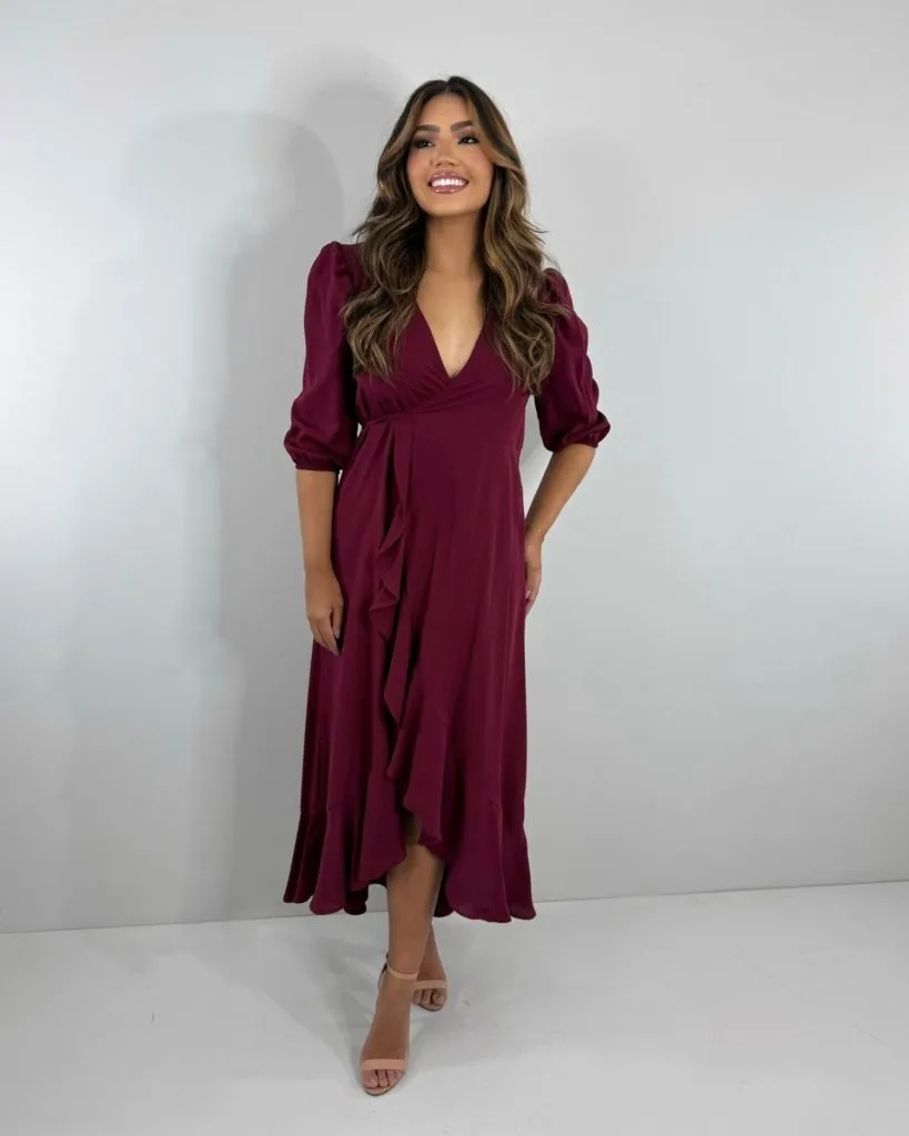 Vestido Berenice - Marsala, foto 3