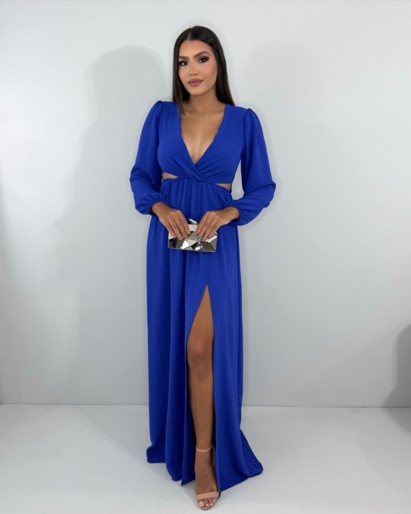 Vestido Magda - Azul Royal - Imagem 3
