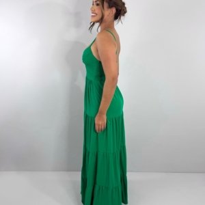 Vestido Cátia - Verde Bandeira - Image 3