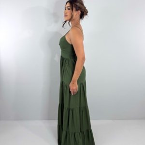 Vestido Cátia - Verde Militar - Image 4